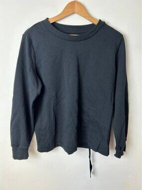 Jason Wu Women's Long Sleeve Front Tie Sweatshirt‎ Size M